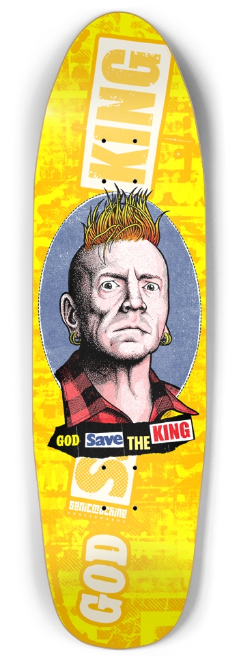 GOD SAVE THE KING Punk Nose Pool Shape