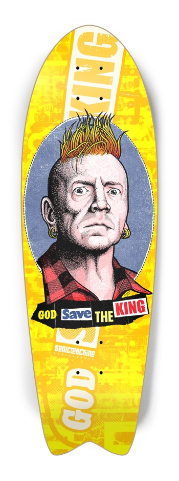 GOD SAVE THE KING Fish Tail