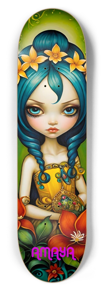 AMAYA Moon Girl 01 Deck 8-1/2 Skateboard Deck