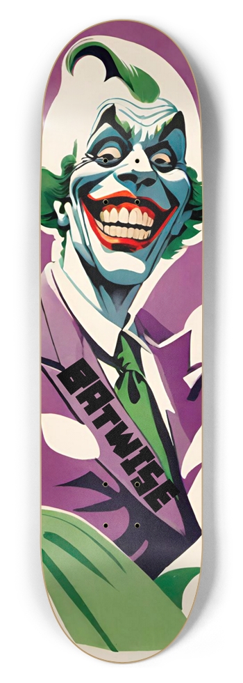 BATWISE BAMBOO Joker Special 01 Deck 8-1/2 Skateboard Deck