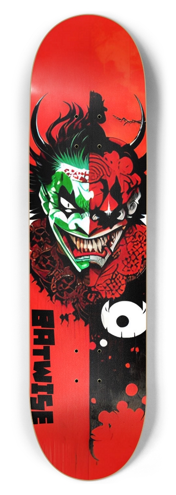 BATWISE BAMBOO Twisted Joke 01 Deck 8-1/2 Skateboard Deck