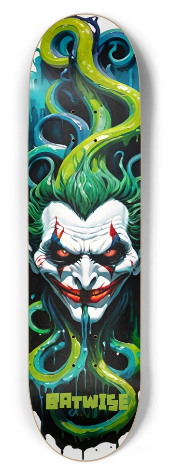 BATWISE BAMBOO Jokers 01 Deck 8-1/2 Skateboard Deck