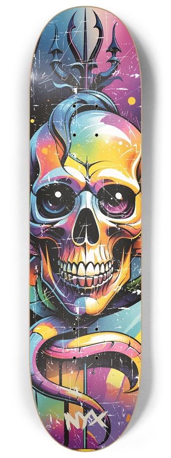 Nyx skull 8-1/4 Skateboard Deck