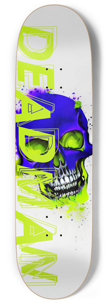 Deadman Skull Thermal Predator 01 Deck 9 Inch Skateboard