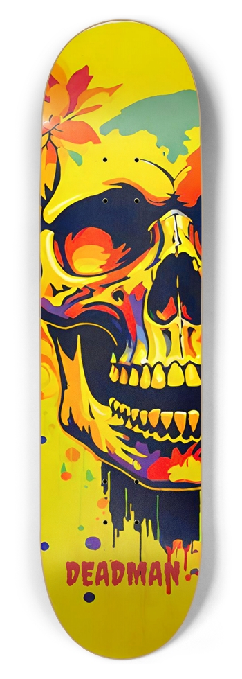DEADMAN Graffiti Skull 02 Deck 8-1/2 Skateboard Deck