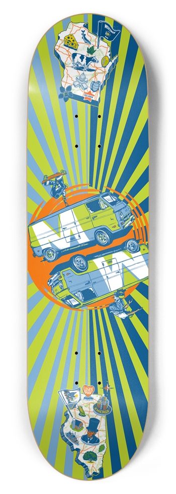 Meridian 8-3/4 Inch Skateboard