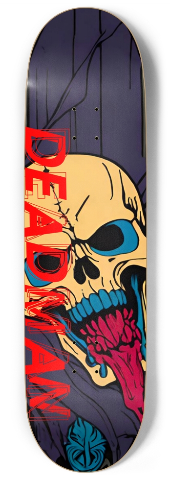 Deadman Skully Burn 01 Deck 9 Inch Skateboard