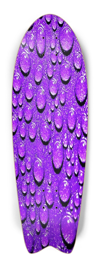 Purple Rain Skateboard Fish Tail