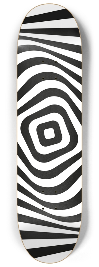 Spiral Bullseye Skateboard 8-1/4 Skateboard Deck
