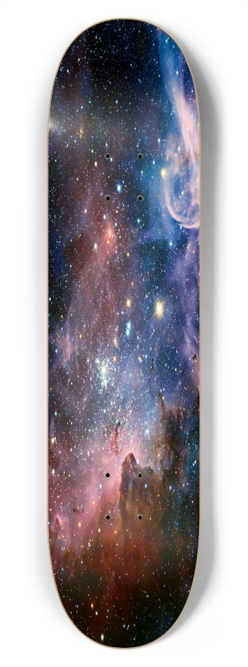 Custom Skateboard nebula 0003 7-3/4 Skateboard Deck