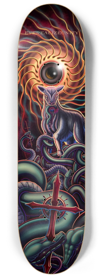 The Reckoning (baby lamb) 8-1/4 Skateboard Deck