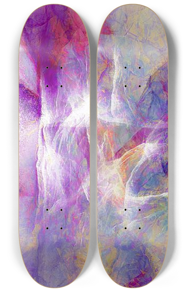 Skateboard Series Artwork 2x 0003 2 Deck Wall Series