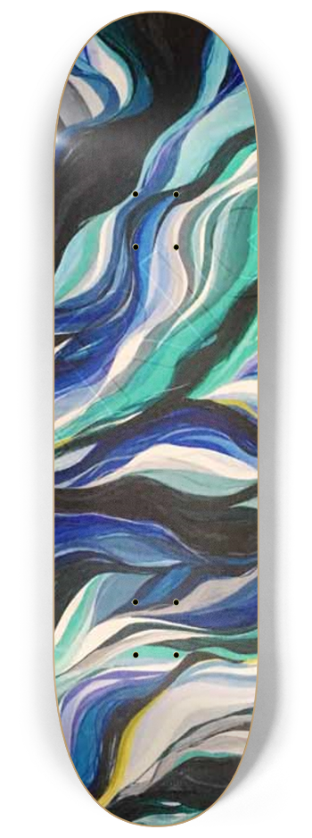 Skateboard Series 2x Artwork 0005 #2 8-1/4 Skateboard Deck