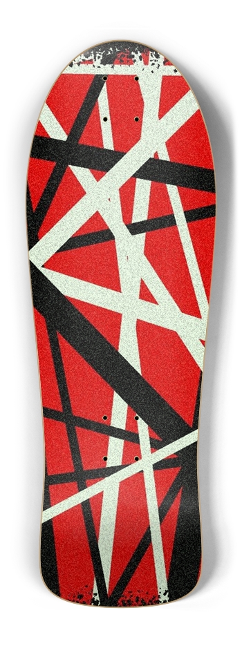 EVH Tribute Glow Skateboard Old School Shape