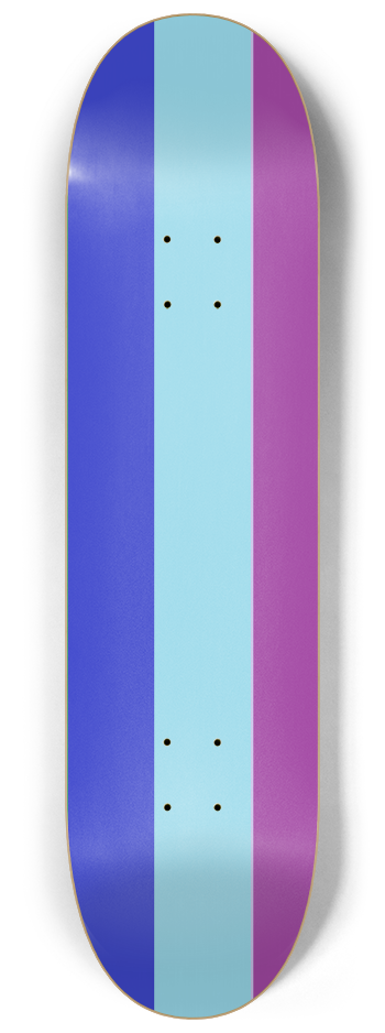 Skateboard Series Color 2x #2 8-1/4 Skateboard Deck