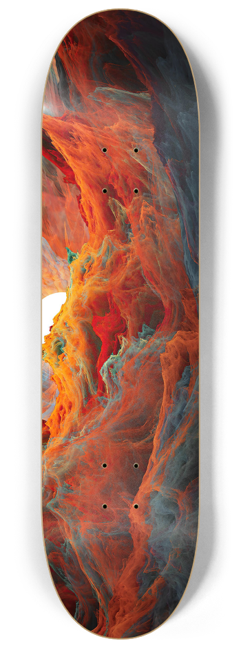 Skateboard Series 2x Artwork 0004 #2 8-1/4 Skateboard Deck