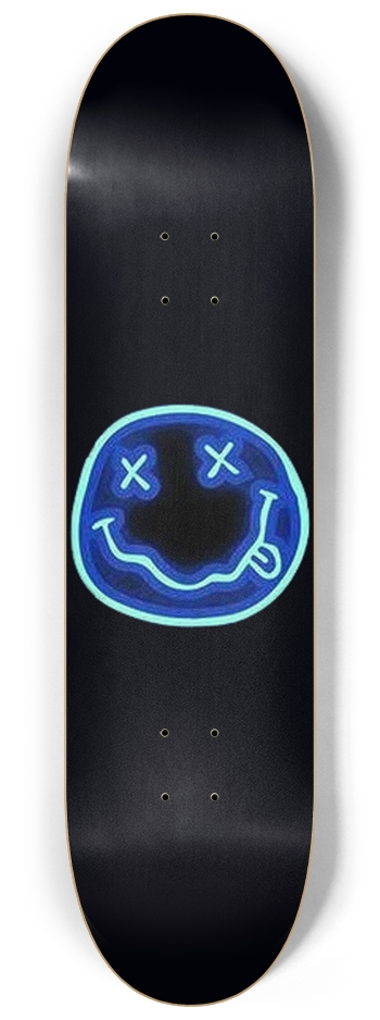 Smilie Glow Skateboard 8-1/4 Skateboard Deck