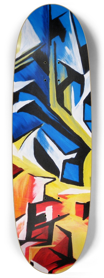 Custom Skateboard Artwork 0003 Egg Shape