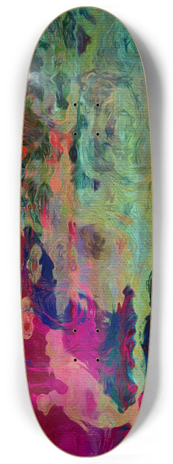 Custom Skateboard Artwork Egg Shape
