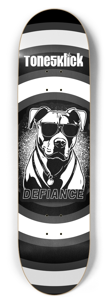 DEFIANCE Tone 8.5 8-1/2 Skateboard Deck