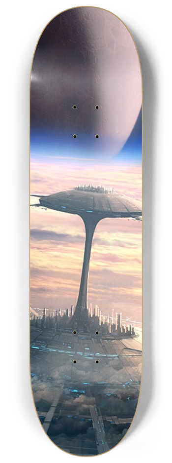 Skateboard Series 2x future earth 0002 #2 8-1/4 Skateboard Deck