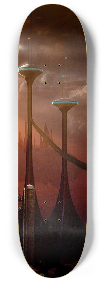 Skateboard Series Future Earth #2 8-1/4 Skateboard Deck