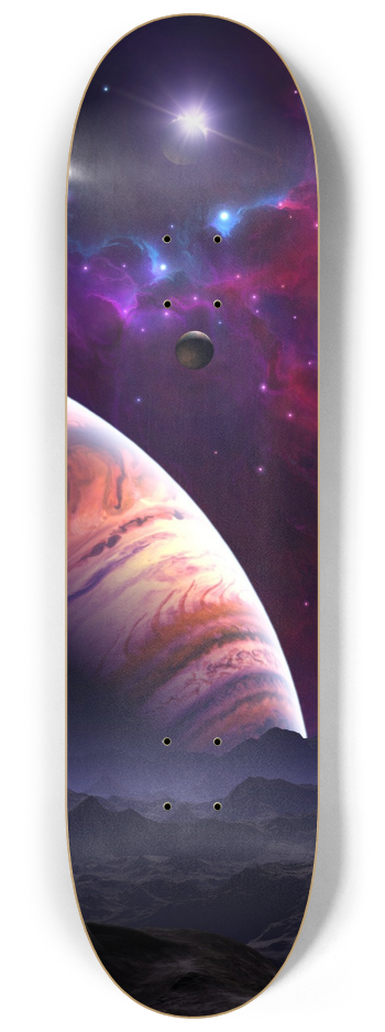 Skateboard Series 2x space #2 8-1/4 Skateboard Deck