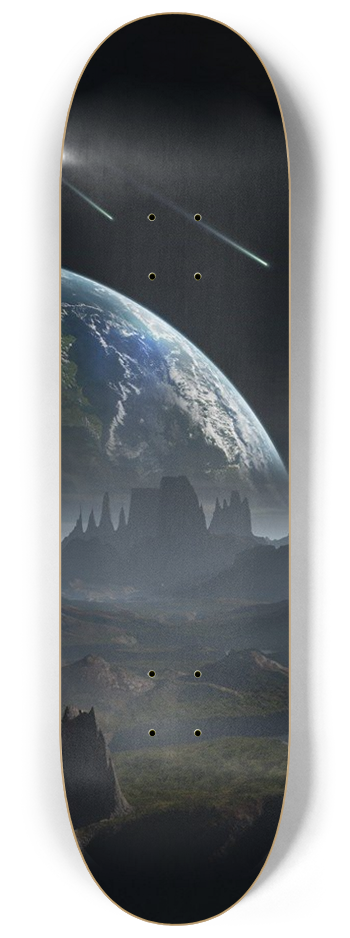 Skateboard Series 2x space 0003 #1 8-1/4 Skateboard Deck