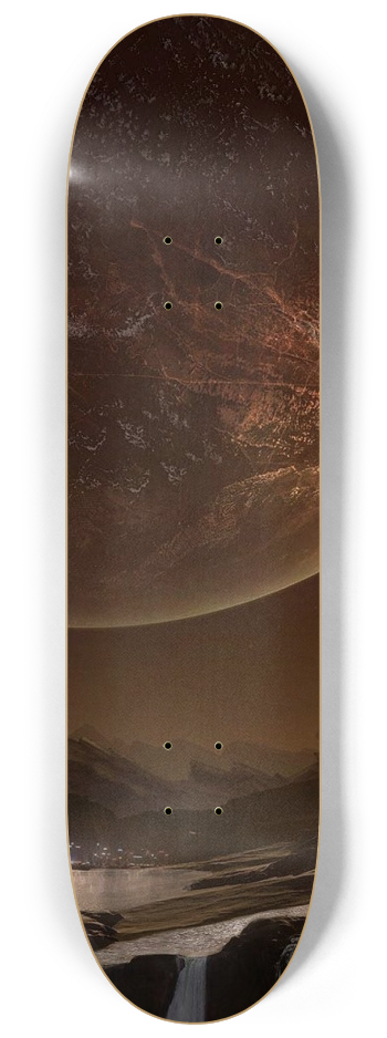 Skateboard Series 2x future earth 0004 #1 8-1/4 Skateboard Deck