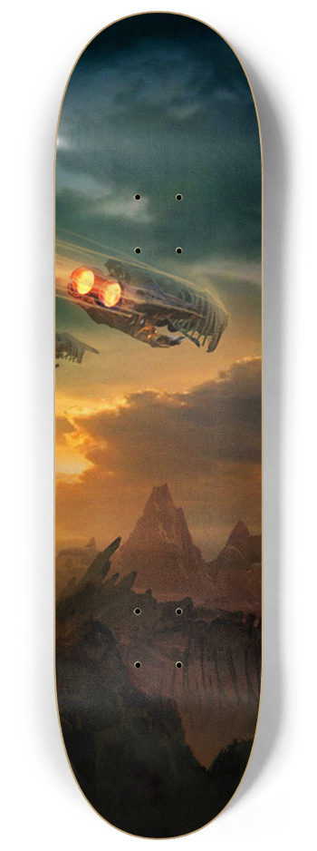 Skateboard Series 2x future earth 0005 #2 8-1/4 Skateboard Deck