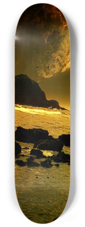 Skateboard Series 2x space 0002 #1 8-1/4 Skateboard Deck