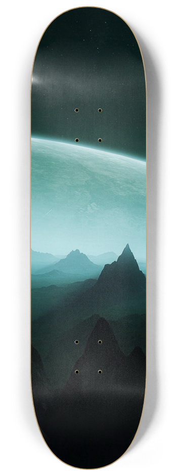 Skateboard Series 2x future earth 0003 #2 8-1/4 Skateboard Deck