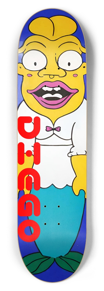DIEGO DECK 021 Fat Ruby Deck 8-1/2 Skateboard Deck