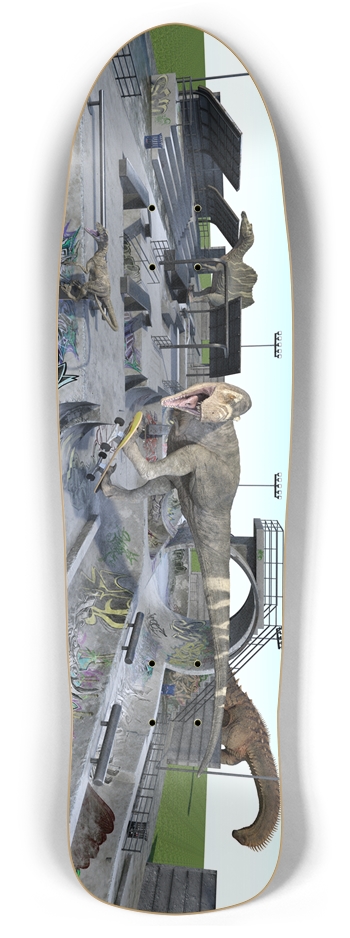 Custom Skateboard Retro Rocket