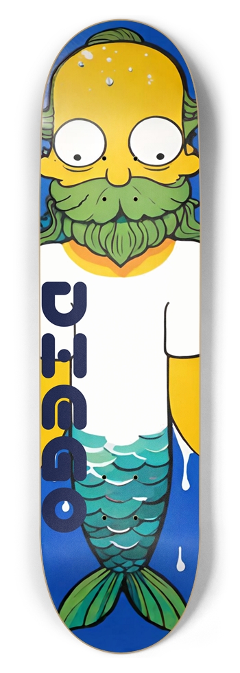 DIEGO DECK 019 MANNY MERMAN Deck 8-1/2 Skateboard Deck