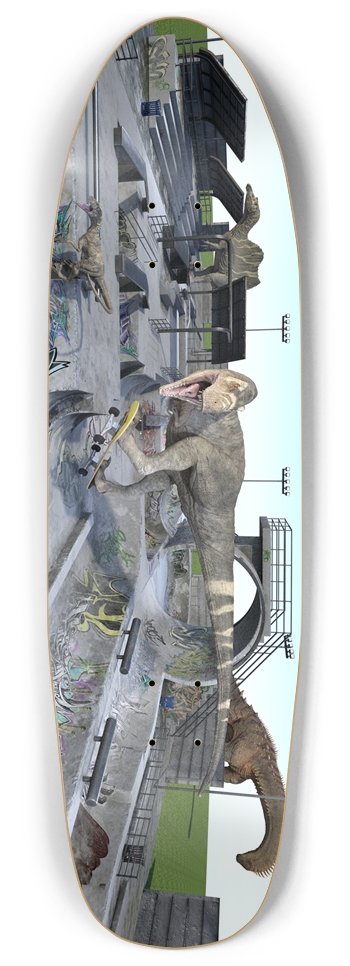 Custom Skateboard Punk Nose Pool Shape