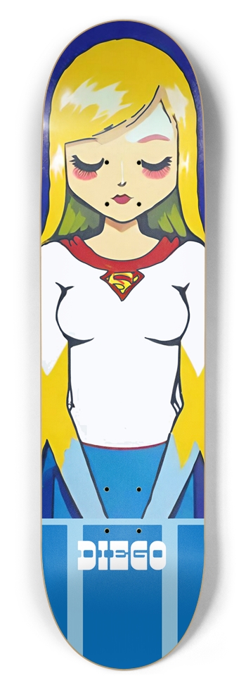 DIEGO DECK 042 Little Miss Super 8-1/2 Skateboard Deck