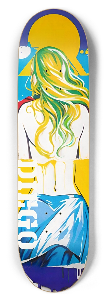 DIEGO DECK 041 FLY HIGH 8-1/2 Skateboard Deck