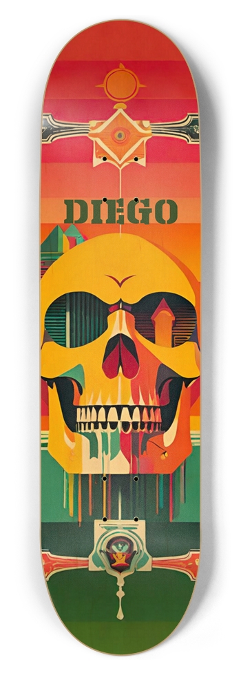 DIEGO DECK NATIVE BORN 01 8-1/2 Skateboard Deck