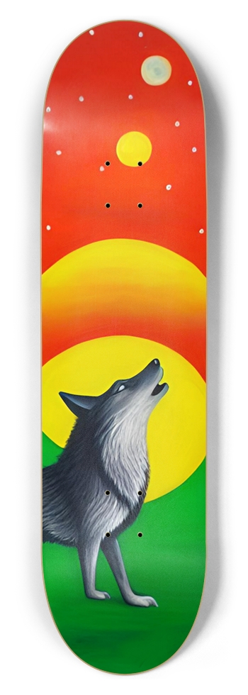 DIEGO DECK Moon Dog 01 8-1/2 Skateboard Deck