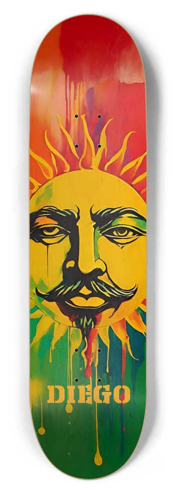 DIEGO DECK Pedro Style deck 01 8-1/2 Skateboard Deck
