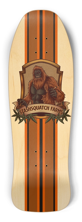 stashsquatch Farms Shredder Deck Shredder Shape