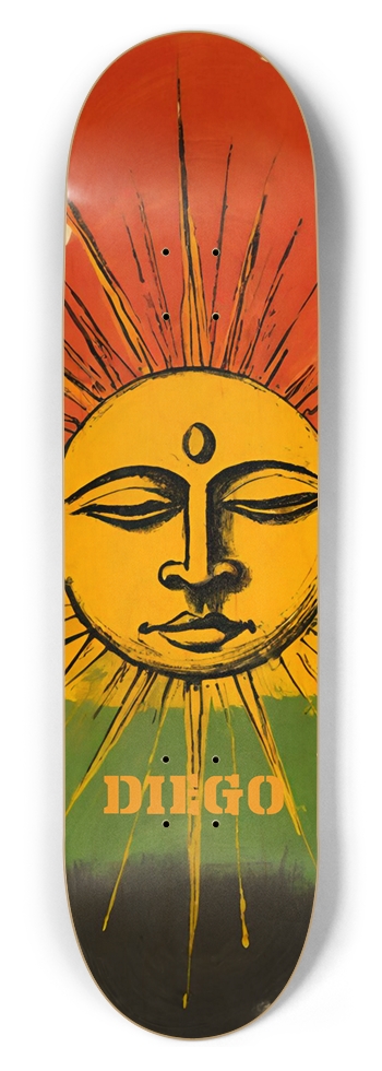 DIEGO DECK Sun Deck 01 8-1/2 Skateboard Deck