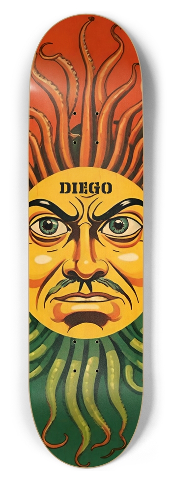 DIEGO DECK Ortega 02 8-1/2 Skateboard Deck
