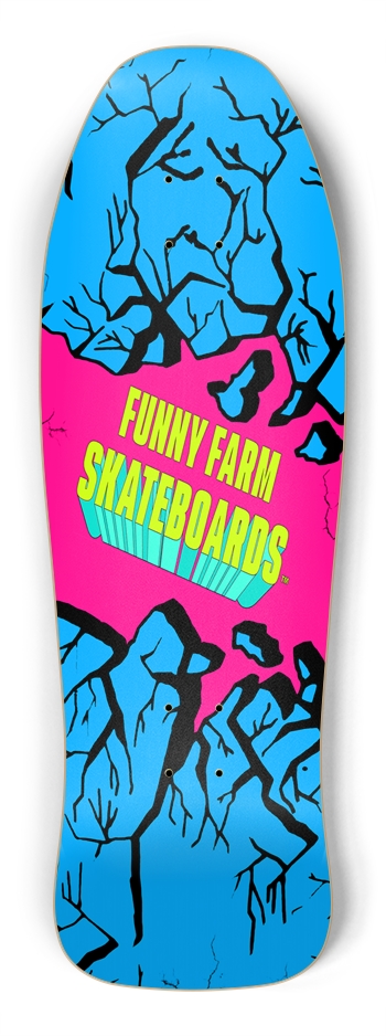 Jeff Phillips Tribute Deck - Blue Shred Shredder Shape