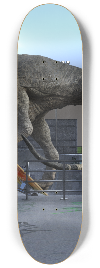 Spinosaurous Skateboarding #2 8-1/4 Skateboard Deck