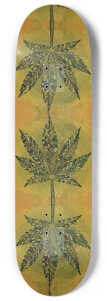 CannaGlide: Leaf Luxe  9 Inch Skateboard