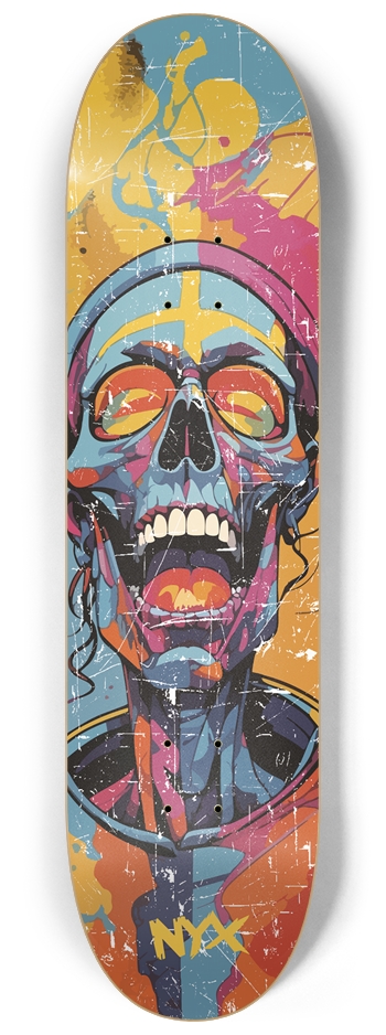 Swedish skeleton 8-1/4 Skateboard Deck