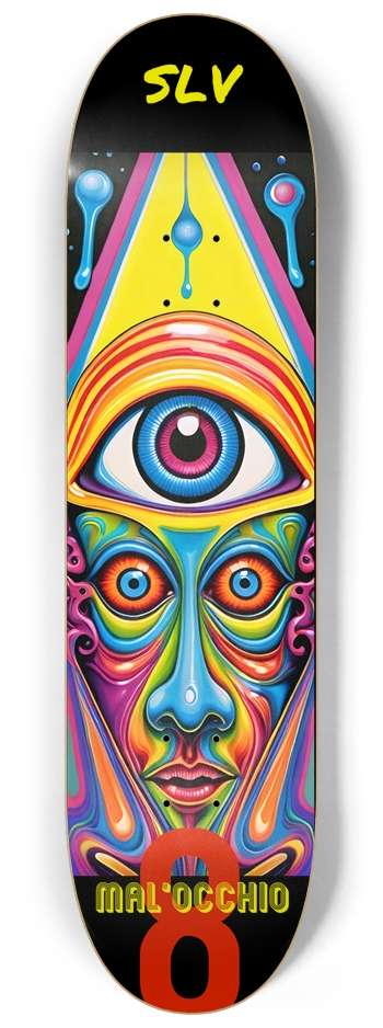 Ocho Mal'Occhio 8-1/4 Skateboard Deck
