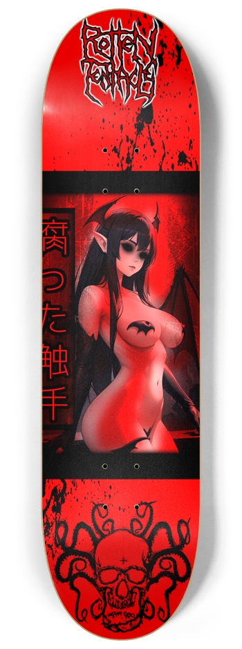 Succubus Red 8-1/4 Skateboard Deck